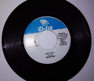 7inch Record BEENIE MAN - Don't Play NONE D-Ice Productio Jamaica Reggae, Ska & Dub Used