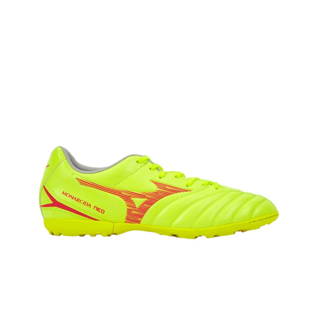 Mizuno Monarcida III Select AS Artificial Grass IC/IN Non-Slip Durable Soccer Shoes Unisex Soccer Shoes Yellow P1GD242545