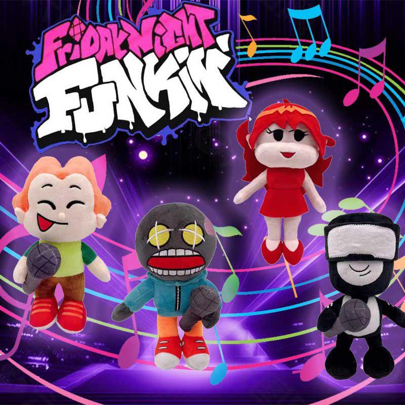 Friday Funkin Night Plush Toy Fnf Girlfriend Captain Pico Whitty Stuffed Doll
