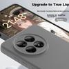 OnePlus ACE5 Phone Case, 1+ACE5Pro Premium Liquid Silicone Soft, Full Lens Protection, Shockproof,n, Solid Color Simple Outer Case, Carbon Gray