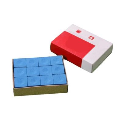12Pcs Square Billiard Cue Chalk Pool Cue Stick Chalk Billiards Snooker Cue Chalk Snooker Accessory Easy To Use