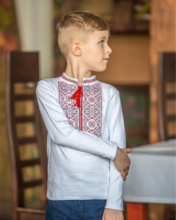 Shirt – Boys' Embroidered Long Sleeve, Traditional Style & Comfort,  Any Season, 6128-038-22 HC