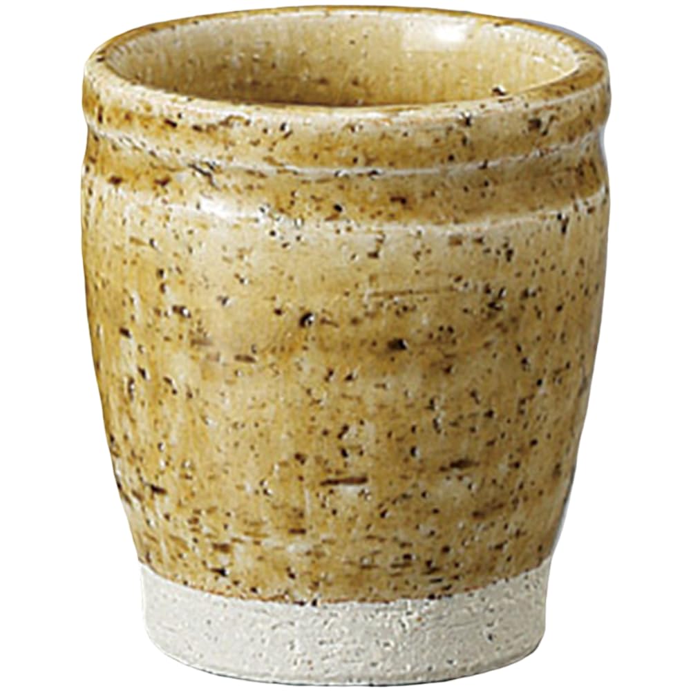 Sake Tokkuri and Ochoko Approximately X 8 X 11 Cm 300 Ml Mino for Cold Ale-net Set (sake Bottle) (sake Cup) Set, 9.3 (height), Capacity, Ceramic,