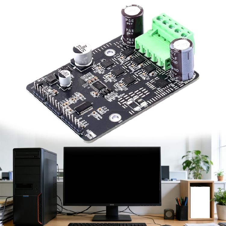 6-80V 1600W BLDC Three Phase Brushless Motor Controller PWM Motor Driver Board Motor Regulator No Hall Power Supply
