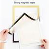 Magnetický držák na cedule Nástěnný Samolepicí Displej Rámeček na obrázky Vodotěsný Průhledný PVC Držák na dokumenty pro Domov Školu Kancelář Stěnu Dveře Lednici