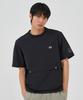 Bbc Earth Kangaroo Pocket Woven Round T-Shirt_Black