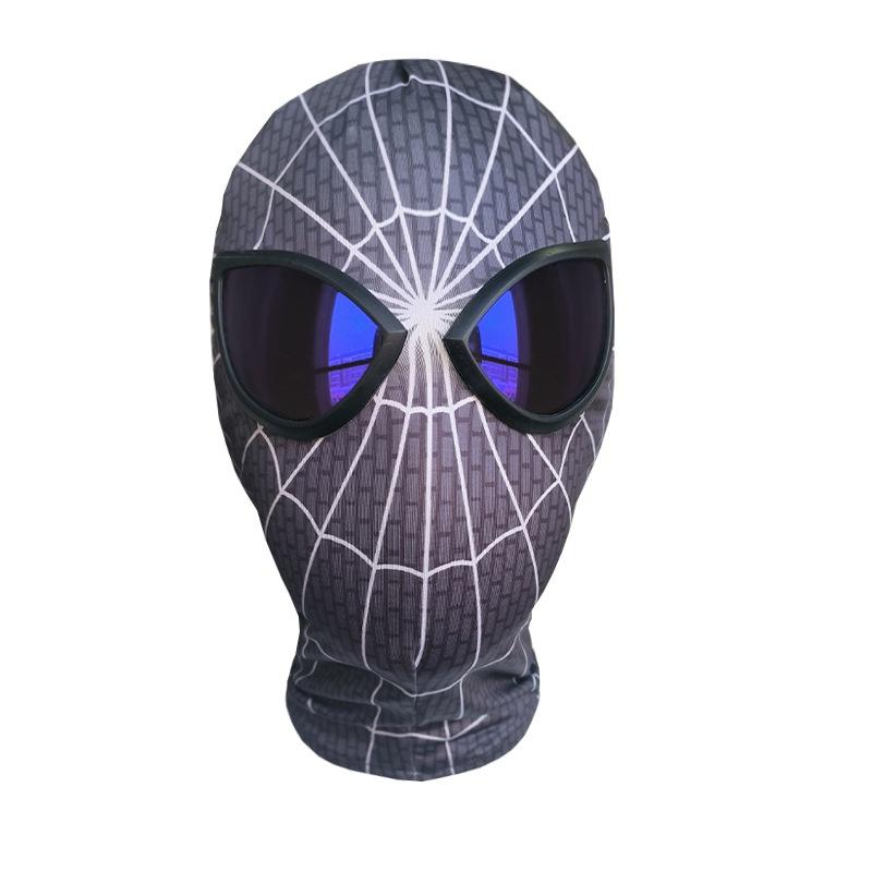 Halloweenský kostým Spider-man pro děti a dospělé Vtipná maska Spider-mana Pokrývka hlavy