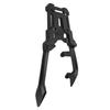 Motorcycle Rear Luggage Rack Aluminum Alloy Motorbike Rear Carrier Cargo Support Shelf for ADV160 2023 to 2024 Thickened Type