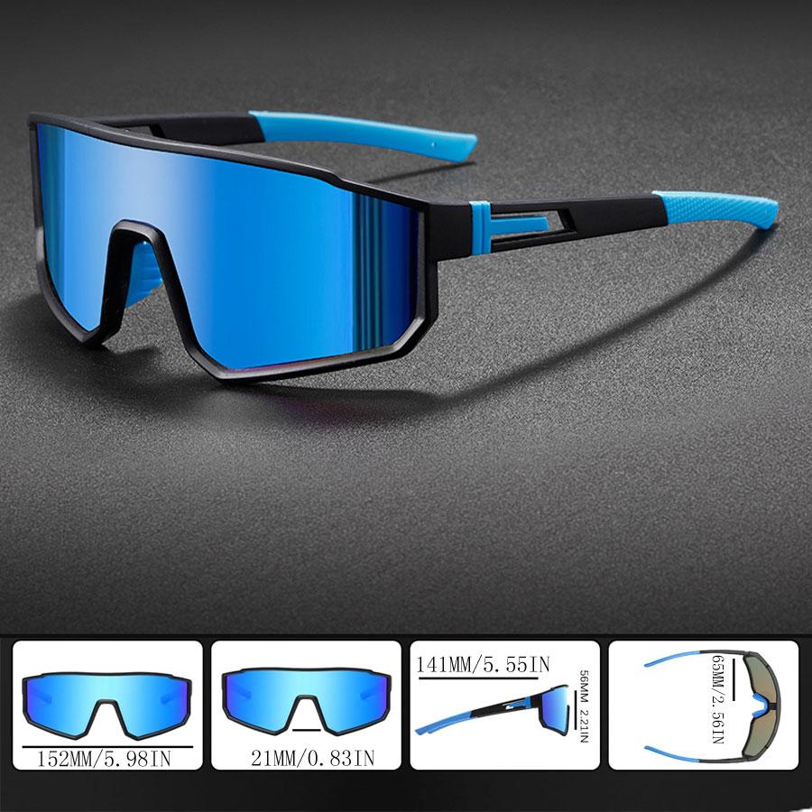 New Oversized Cycling Polarized Sunglasses Men Women Trendy Sun glasses Outdoor Sports Fishing Hiking Driving UV400