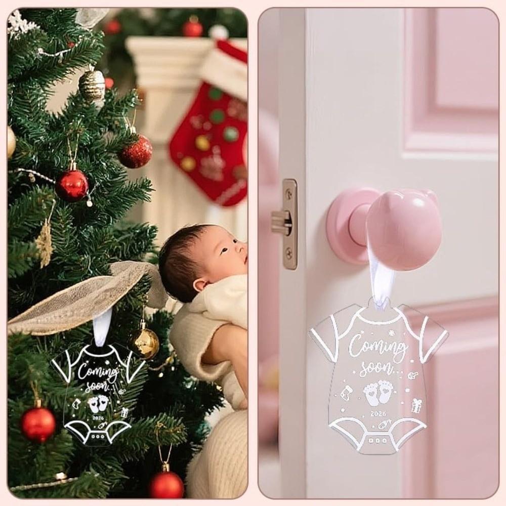 Χριστουγεννιάτικα Δώρα 2026 Εξατομικευμένο Στολίδι για Έγκυο Μωρό Ανακοίνωση Εγκυμοσύνης