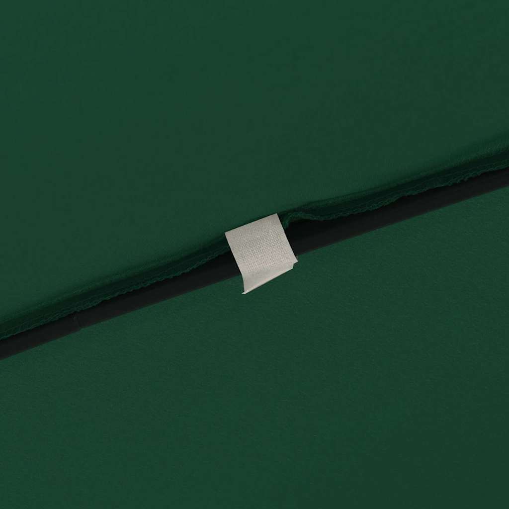 Garden Sun Umbrella Green 295 x 295 x 245 cm Polyester and Steel