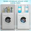 2 Pcs Laundry Detergent Dispenser Fabric Softener Dispenser Organizer Box with Measuring Cups Laundry Soap Bleach Container