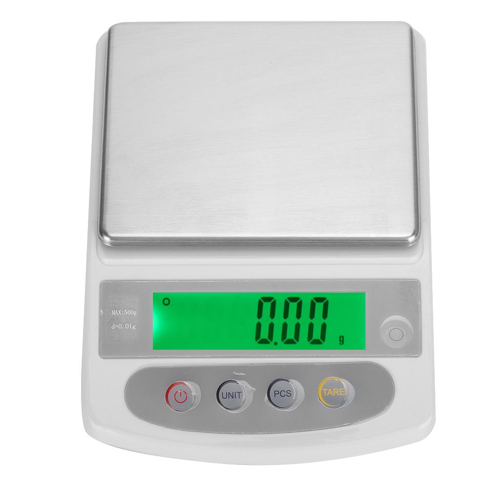 500g/0.01g Digital Jewelry Scale Mini Portable Electronic High Precision Gram Scale