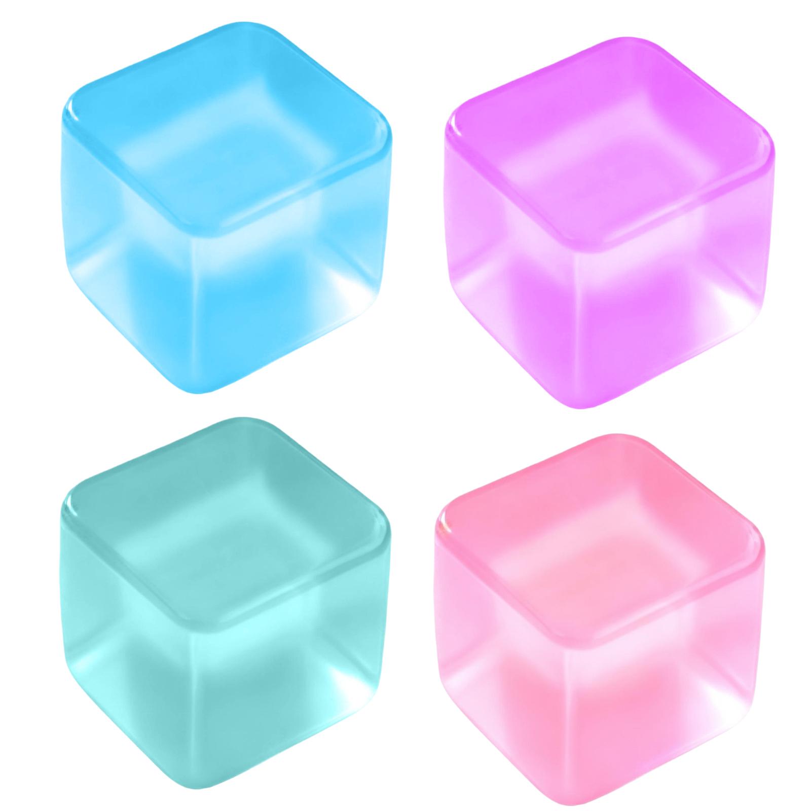 

Sensory Stress Relief Toy Soft Squeeze Cube with Floating Particles Clear Transparent Design for Hand Exercise and Focus Enhancement