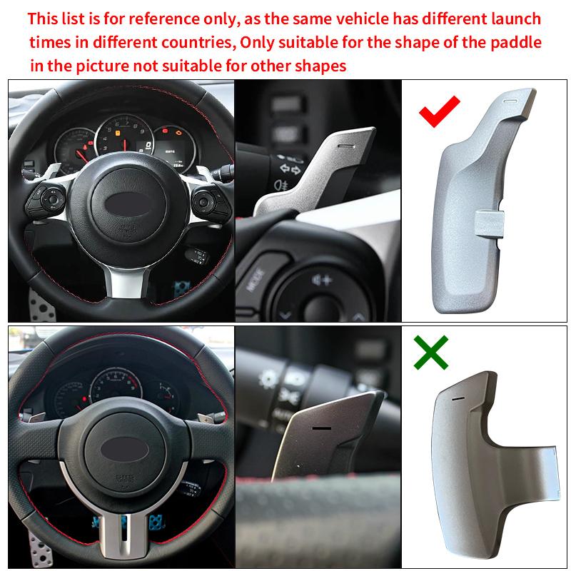 For Toyota GT86 2017-2025/ Subaru BRZ 2017-2025 Car Steering Wheel Shift Paddle Shifter DSG Extension Aluminum