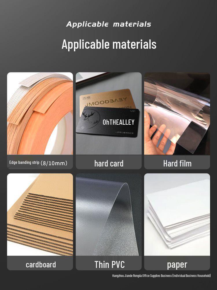 Heavy-Duty Round Hole Puncher for Thick PVC and Binder Paper