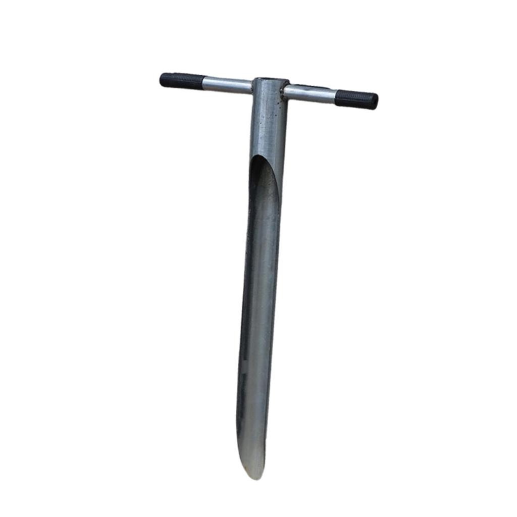 Soil Sample Probe Reusable Sturdy Premium Portable Manganese Steel Soil Sampler Tool 80cm Long for Garden Farm Backyard Forestry