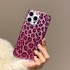 European and American personality rose red leopard print is suitable for iPhone16Pro max Apple 17 mobile phone case 14/15 advanced sense