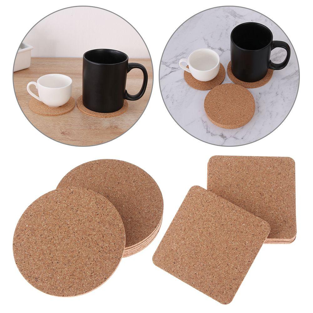 Accessories Absorbent Coaster Mug Non-slip Heat Resisten Drink Coasters Cup Mat Wooden Cup Mat Cup Costers Cup Mat Pad