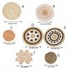 3/4/7pcs Bohemian Style Wall Basket Set Hanging Wall Basket Decoration Bohemian Style Wall Decoration Environmental Round Art