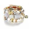 Vintage Colorful Natural Stone Beads Bracelet Bohemian Multilayer Fashion Bracelets for Women and Men Bangles Jewelry