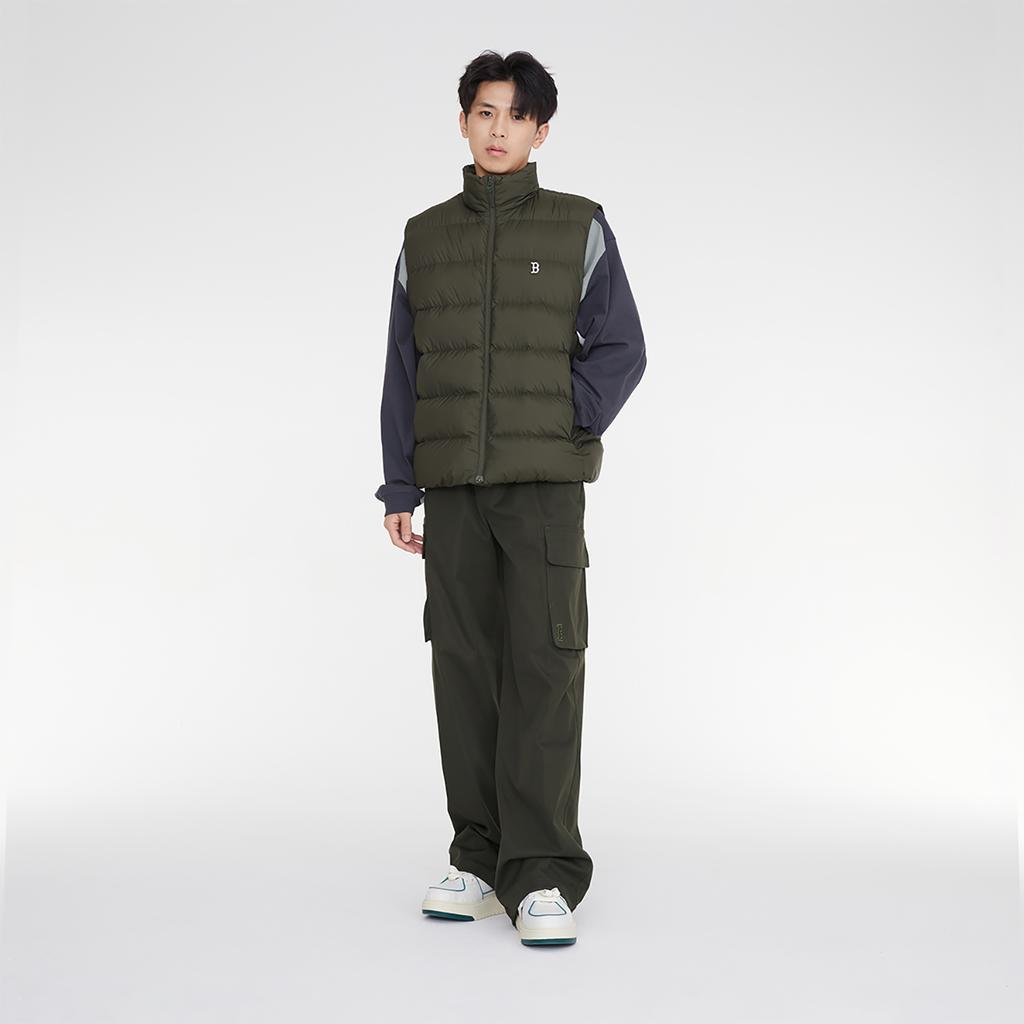 New MLB FW23 Cargo Pants Men's Dark Khaki 3LWPB0134-43KAD