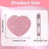 with Magnifying Heart Shaped Compact Mirror Portable Vanity Mirrors Fashion Pink Mirror  for Girls