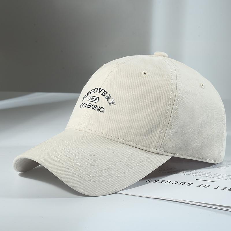 Fashion Hat Women's New Soft Top Baseball Cap Korean Version Trendy Versatile Sunscreen Alphabet Cap