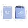 2025 NEW English Mini Desk Calendar Office Stationery Supplies Desktop Calendar With Stickers Daily Memo Calendar Planner