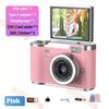 180° Flip Screen Digital Camera 48MP Retro CCD 8X Digital Zoom Student Compact Photography Camcorder Selfie Cam Video Recorder