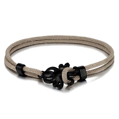 Colored Milan Rope Adjustable Hand Rope Black Octopus Multilayer Bracelet Beach Wind Vacation Wind