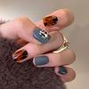 Autumn/Winter Blue-Gray Leopard & Tortoiseshell Nail Art Stickers