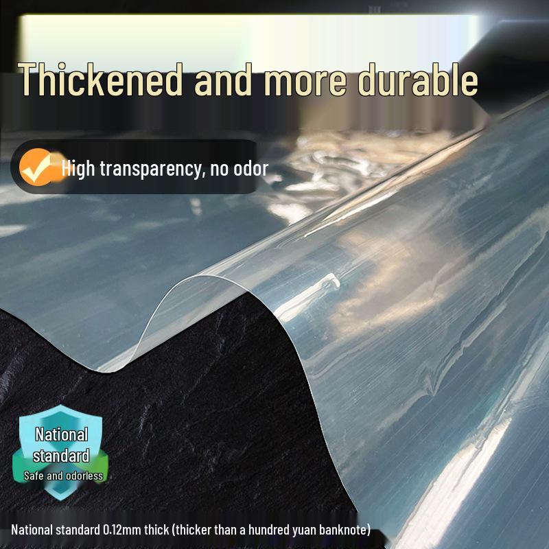 Thickened Waterproof Transparent Tarpaulin for Outdoor Rain and Sun Protection