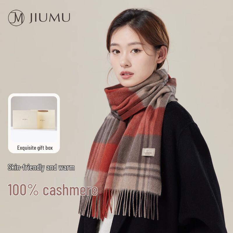 JIUMU Women s 100% Cashmere Autumn/Winter Scarf