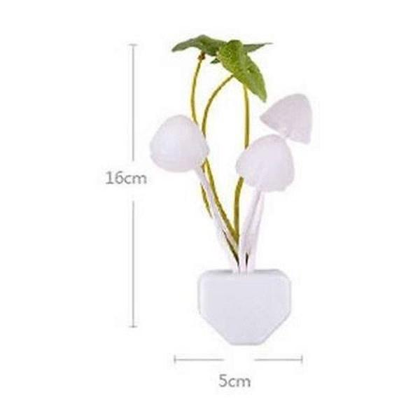 EU Plug Fantastic Mushroom Light Sense Control Led Night Wall Light Adapter Utsökt  (Färg