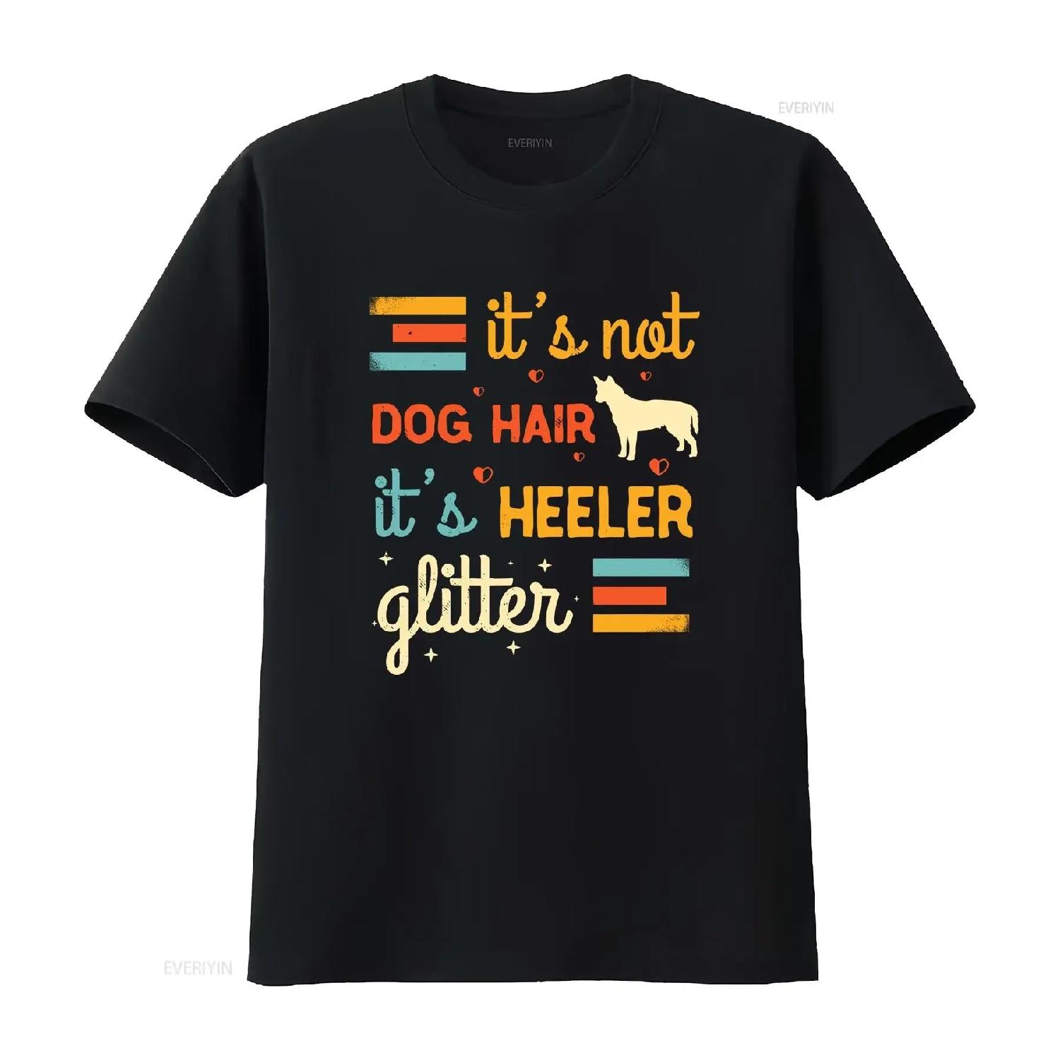 Cute Heeler Lover T Shirt Australian Cattle Dogs Pet Red Blue Mom Funny Dog Sayings vintage Washed Breathable Soft streetwear S
