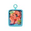 Cute Simulation Salmon Octopus Plush Keyring Soft Seafood Vegetable Bag Charm Unique Party Gift for Kids