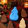 Schneemann Silikonform Kreative Kuchen Keks Pudding Schokolade Form Flexible Antihaft Backform für Feiertagsdesserts und Bastelarbeiten