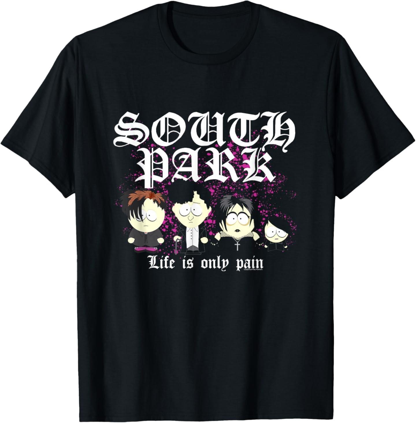 South Park Goth Life is Only Pain T-Shirt S