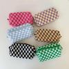 Cosmetic Bag Checkerboard Portable Makeup Bag Travel Makeup Case Pencil Pouch Women Toiletry Bag for Girl Traveling