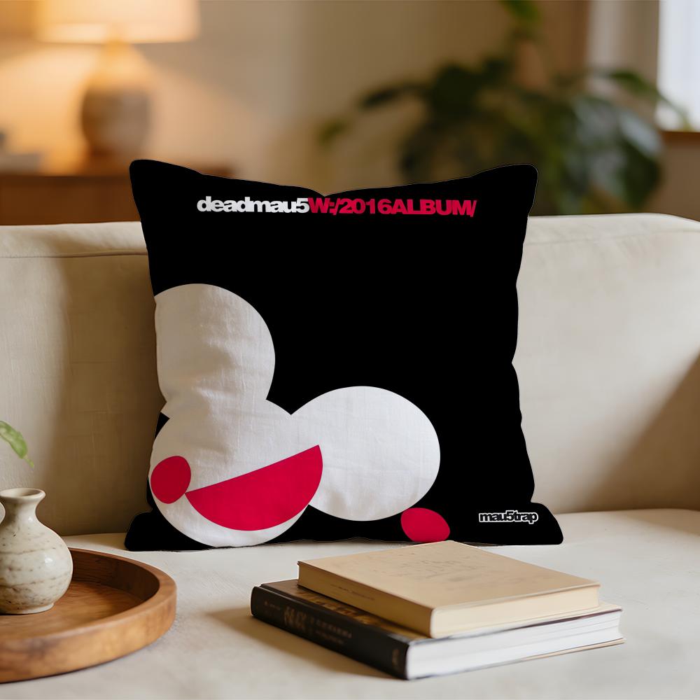 

DDeadmau 5 singer Cushion Cover Short plush pillowcase for bed sofa carwashable 30x30cm