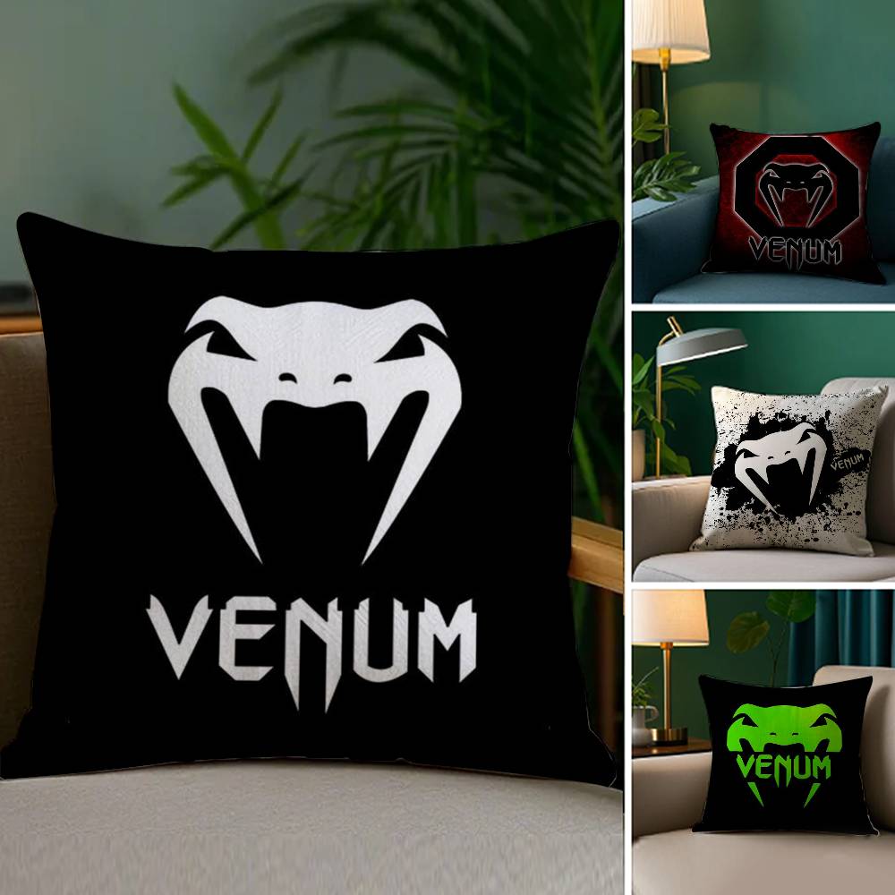 Cool V-Venum Pillow Case Sofa Living Room Bedroom Double-sided Printing Square Cushion Nap Time Cushion Cover