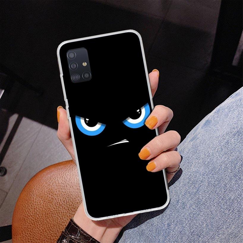 Funny Face Phone Case For Samsung Galaxy A52 A32 A22 A12 A51 A31 A50S A30S A20S A10S Note 20 Ultra 10 Plus S10 A72 A71 Galaxy A5