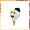 Art the Clown Plush Keychain 11.8 Inch Stuffed Doll Terrifier Horror Movie Character Black Hat Sunflower Glasses Bag Charm Gift