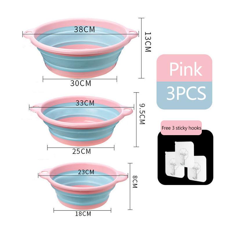 

Складная умывальник, портативная компрессионная дорожная умывальник для стирки, домашняя компактная умывальник, детская умывальник 3PCS