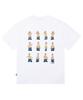 LAUGHER [Pat&Mat] Motion Pat T-Shirt - White