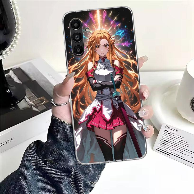 Sword Art Online Yuuki Asuna Phone Case For Samsung Galaxy A13 A14 A15 A16 A17 A53 A54 A55 A56 A57 A33 A34 A35 A36 A37 A23 A24 A