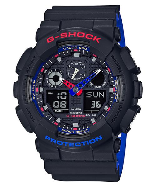

Casio G-SHOCK Men s Resin 200M Water Resistant Digital Shock Resistant Quartz Watch GA-100LT-1A чёрный