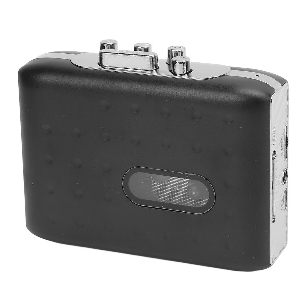 Portable Cassette Tape Recorder Player USB C Cassette To MP3 Converter with Headphone Jack Built In Microphone Reverse