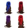 Versatile Pearl Tassel Rhinestone Square Scarf Lace Trim Hair Wrap Full Sky Star Headwrap Solid Color Breathable Fabric Scarf